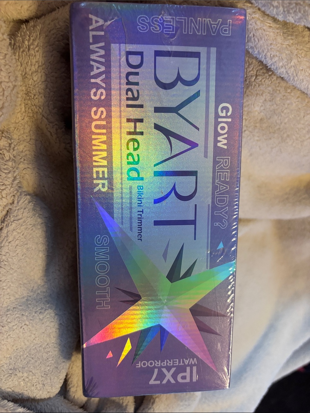 Byart Dual Head Bikini Trimmer - Iridescent Purple